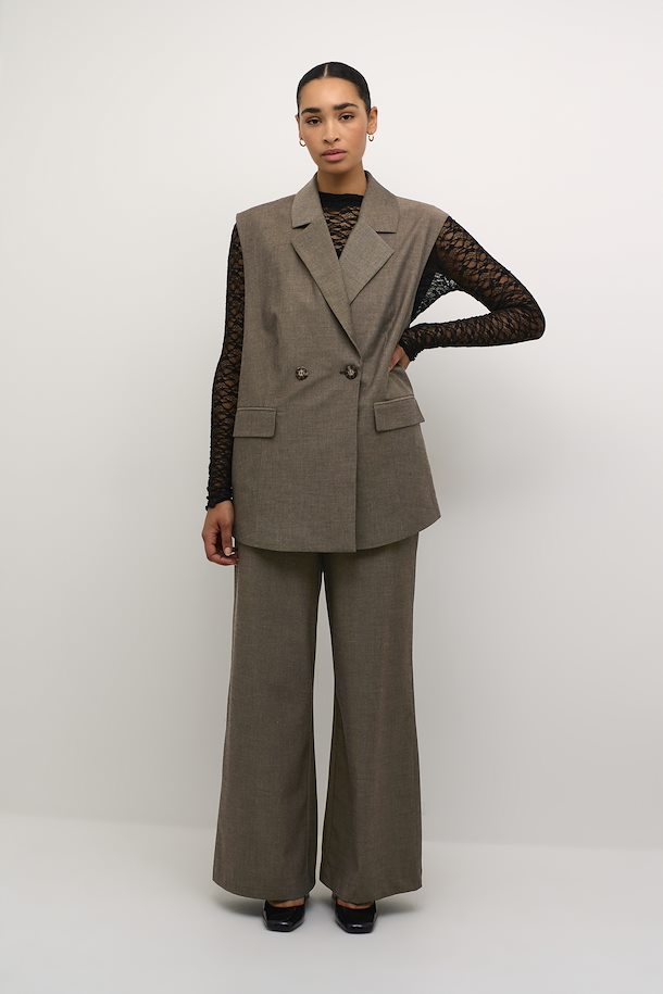 Kagigi Trousers - Major Brown Melange