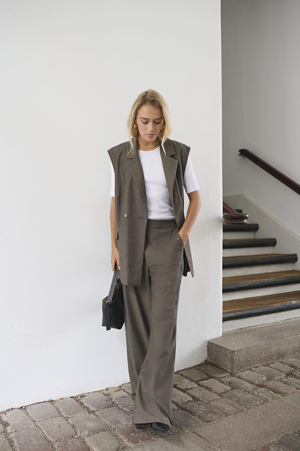 Kagigi Trousers - Major Brown Melange