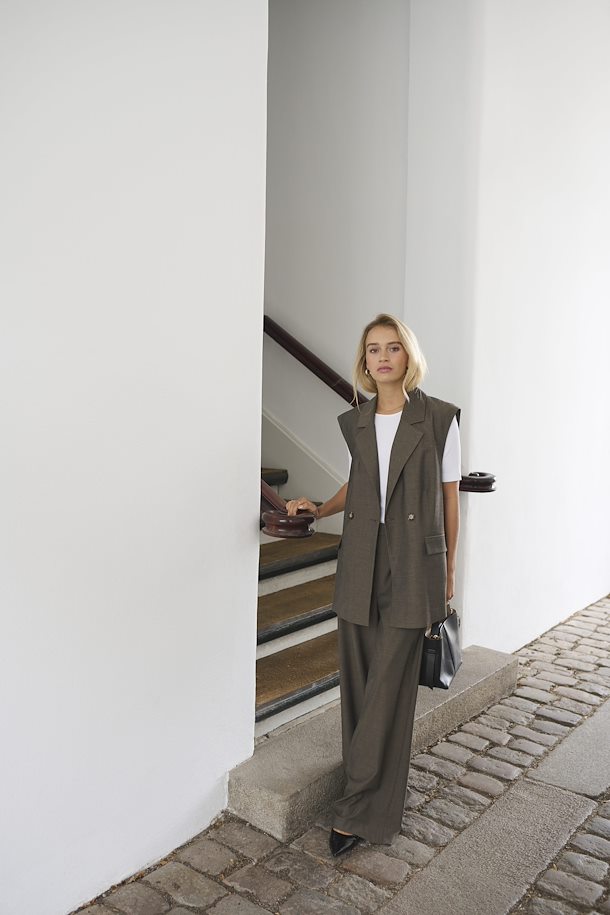 Kagigi Trousers - Major Brown Melange