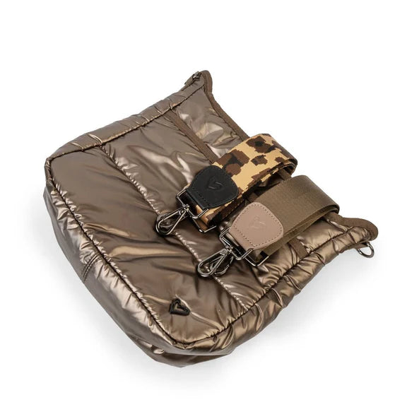 Markham Puffer Messenger Bags Bronze – Ulla-La Boutique