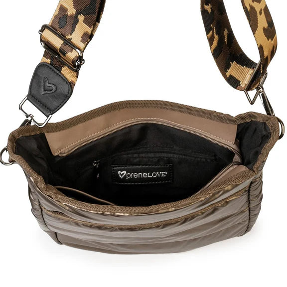 Markham Puffer Messenger Bags Bronze – Ulla-La Boutique