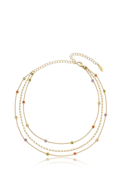 Over The Rainbow Layered Necklace