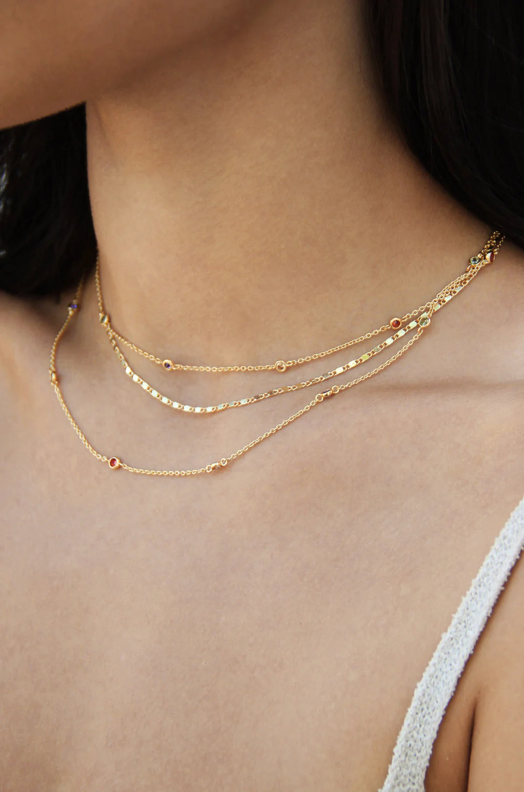 Over The Rainbow Layered Necklace