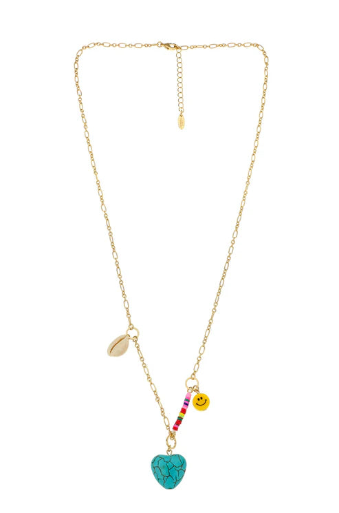 Only Good Vibes Charm Necklace