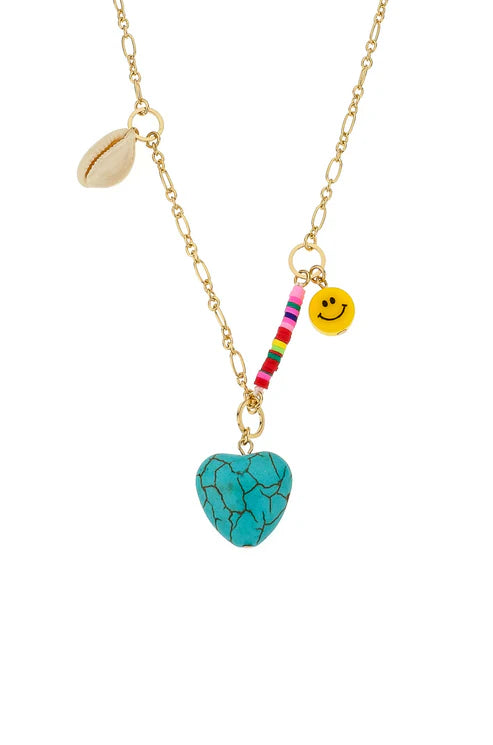 Only Good Vibes Charm Necklace