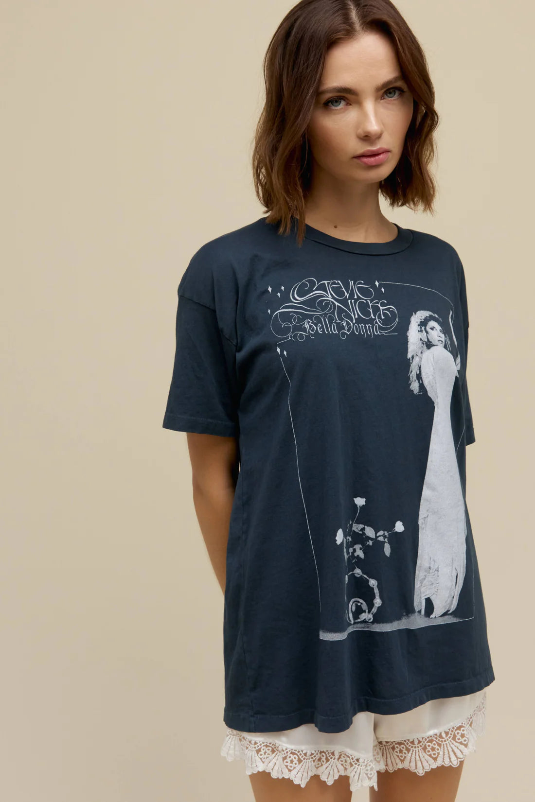 Stevie Nicks Bella Donna Merch Tee - Vintage Black