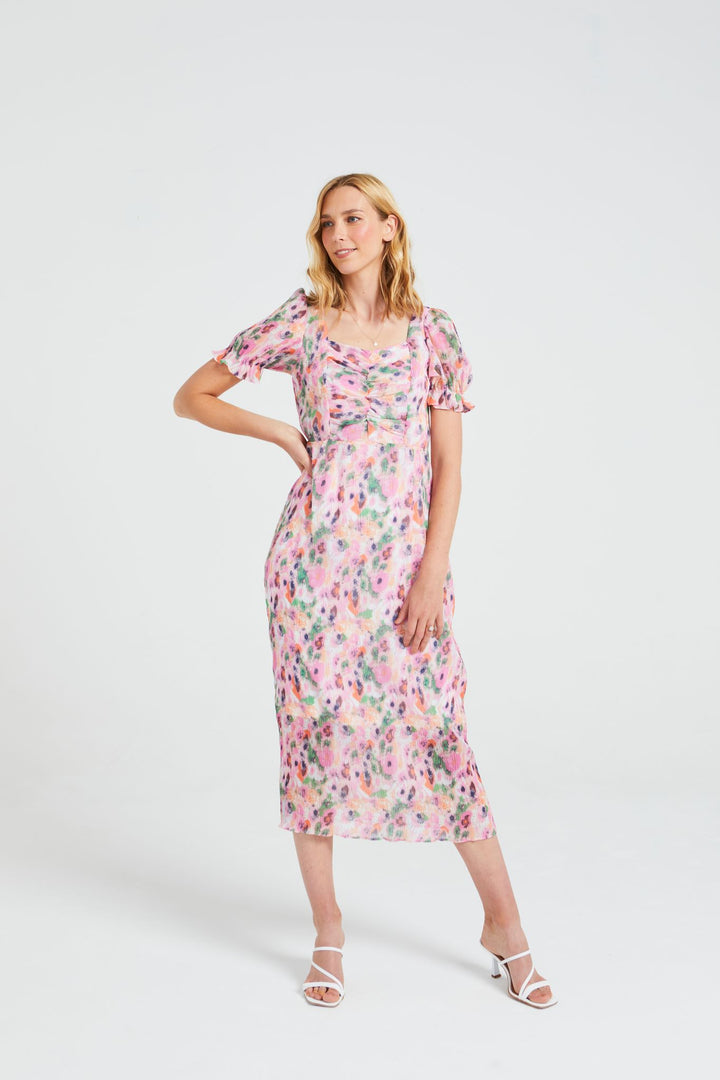 Layton Dress - Pink Multi
