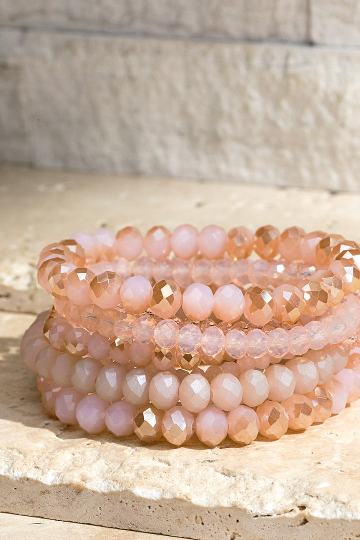 Glass Bead 9 Set Bracelet/ 19 Colors