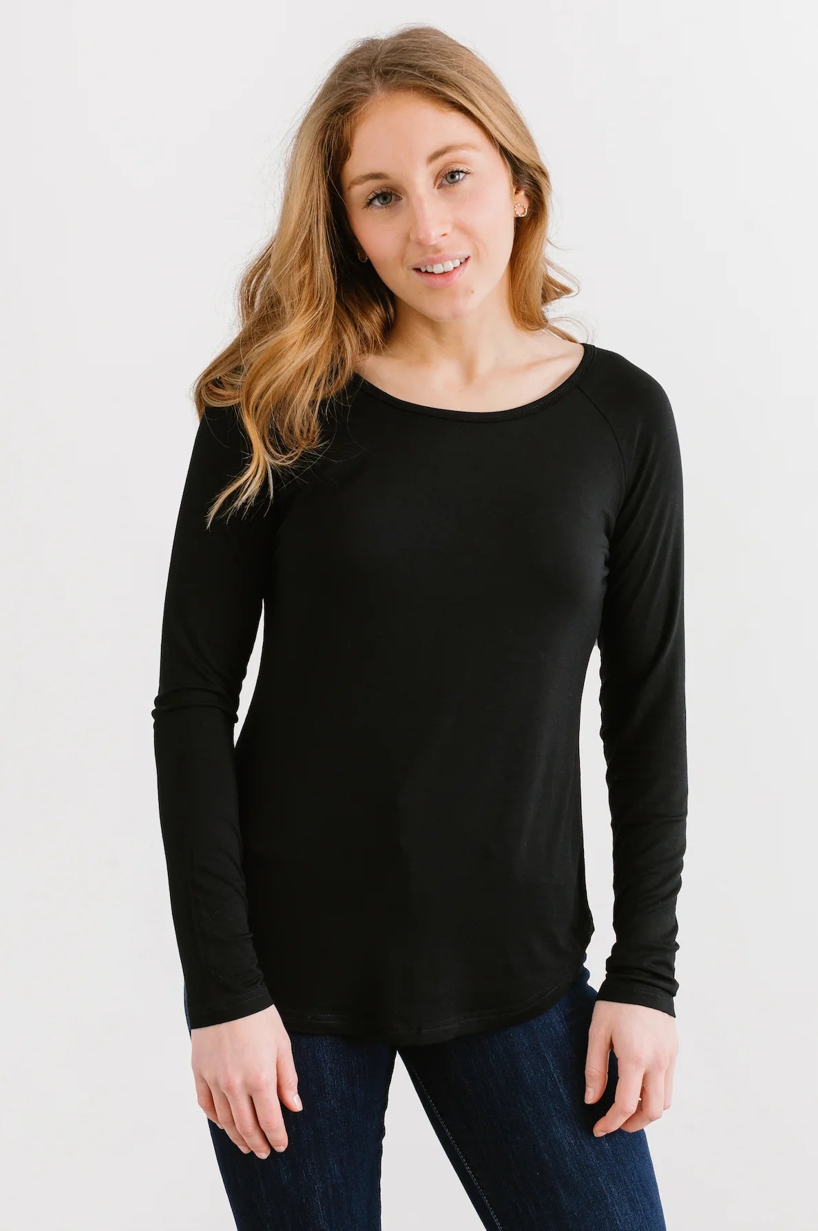 Be Passionate- Long Sleeve Black Shirt