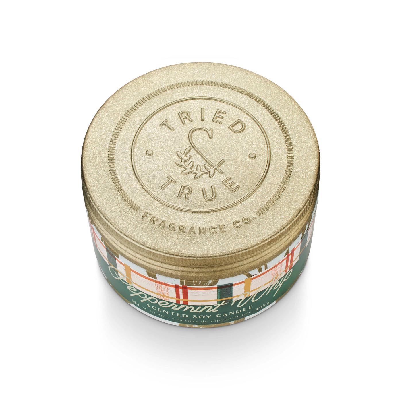 Peppermint Whip Large Tin Candle