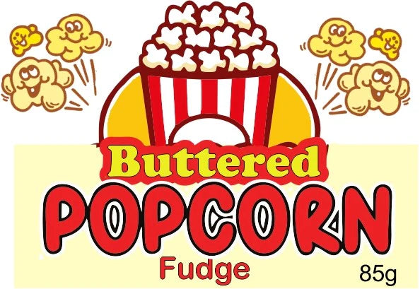 Buttered Popcorn Fudge in a Jar