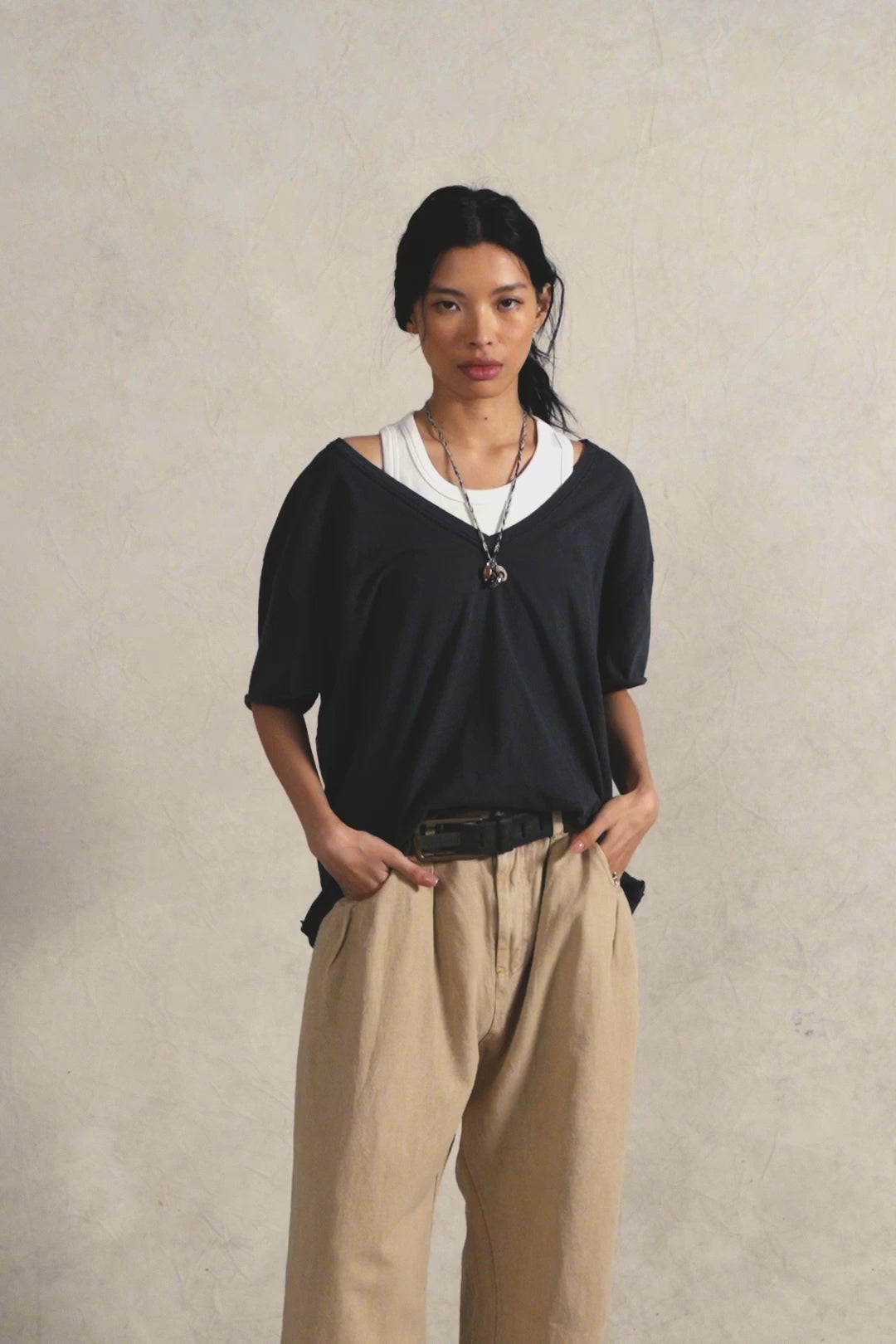 RESTOCKED! Nina V-Neck Tee