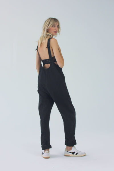 High Roller Jumpsuit - Mineral Black