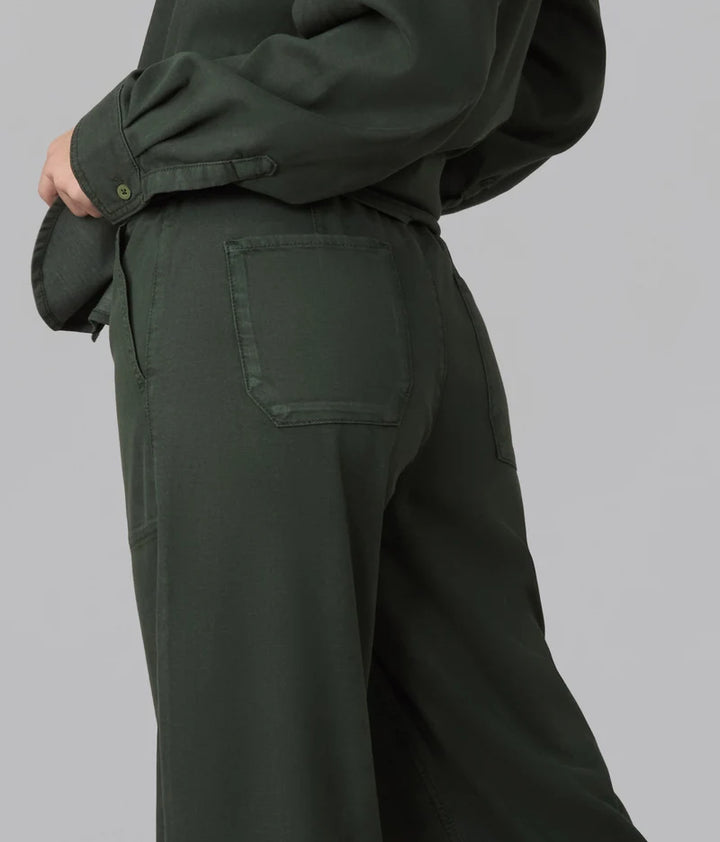 Remy Mid Rise Wide Leg Pants - Command Sage