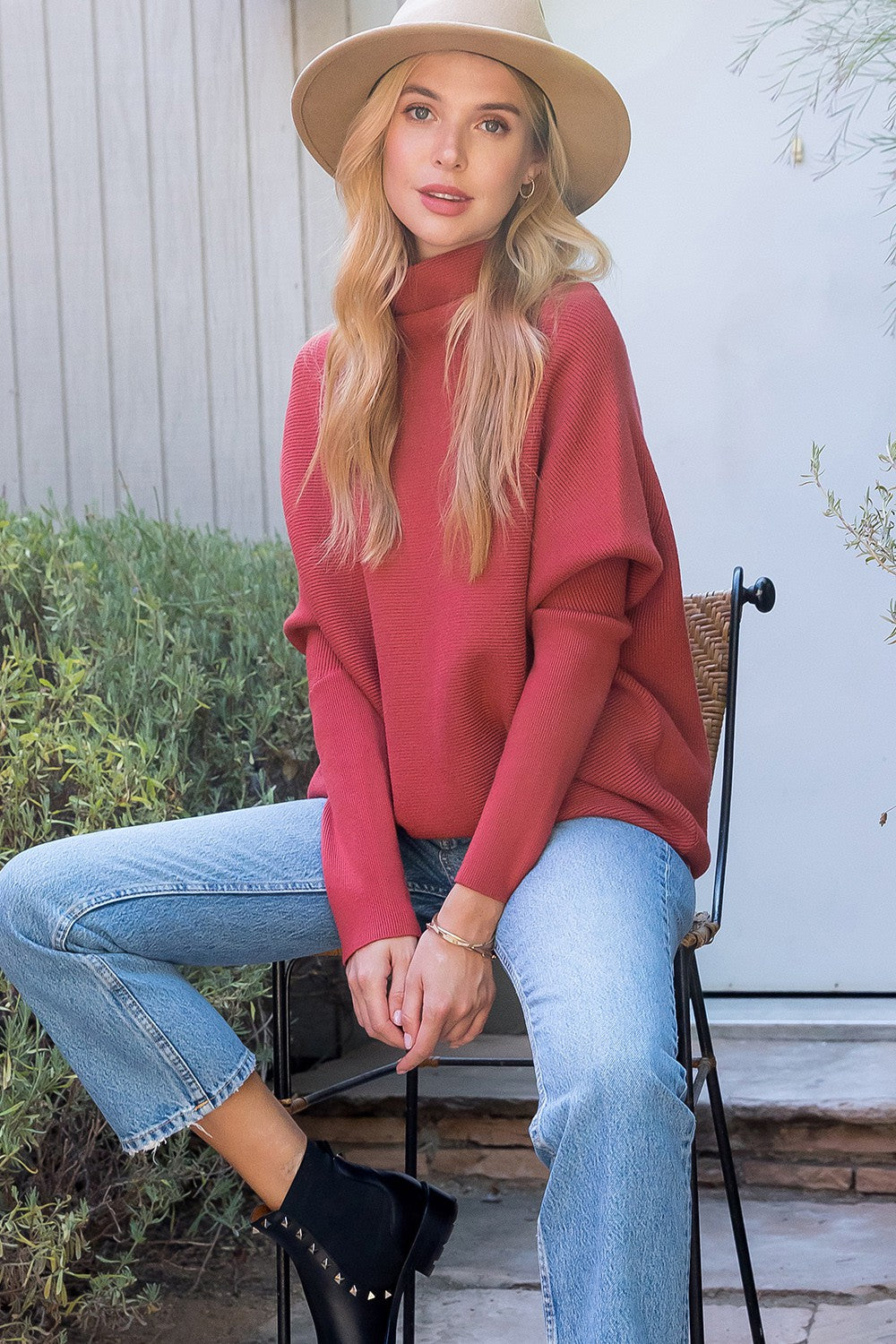 Slouch Neck Dolman Pullover - 5 colors