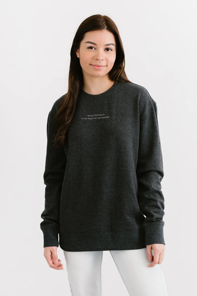 Sweet Sunday Sweater - Charcoal