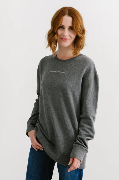 Sweet Sunday Sweater - Stone Grey