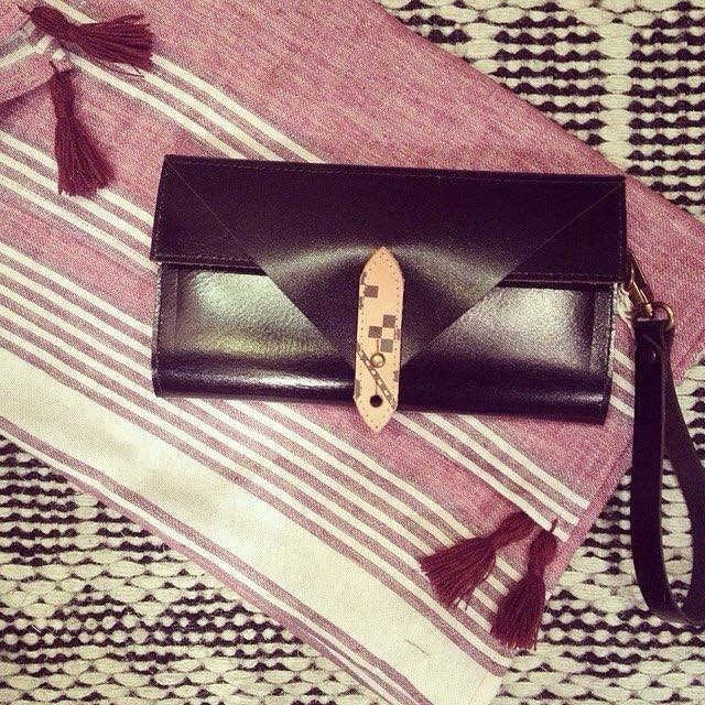 Noujica leather wallet - Ulla-La Boutique