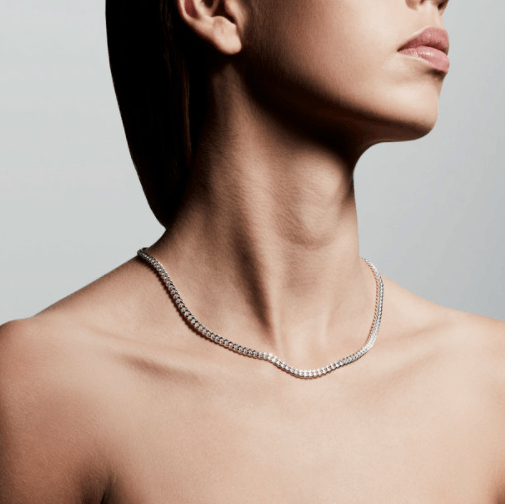Pilgrim Fuchsia Necklace // Silver - Ulla-La Boutique