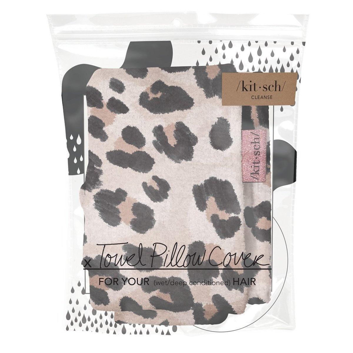 Kitsch Standard Towel Pillow cover - Leopard - Ulla-La Boutique