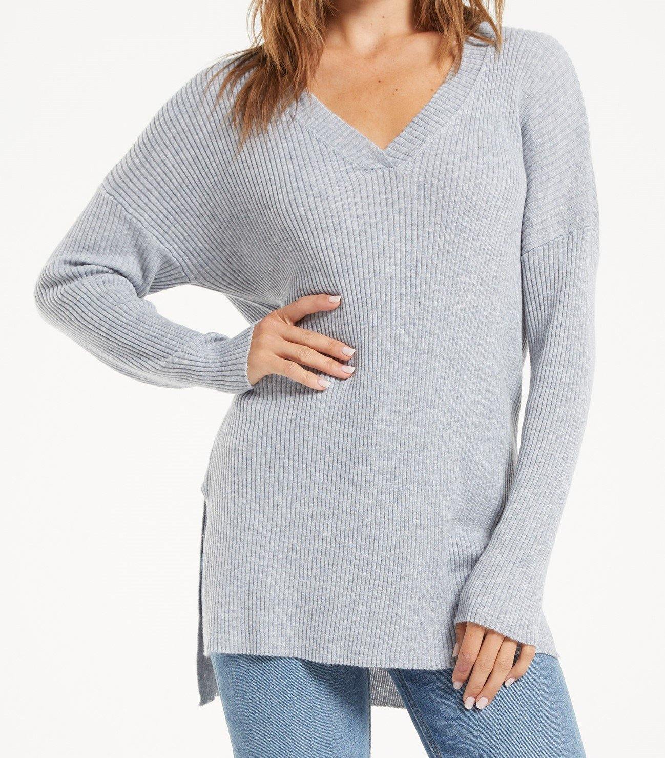 Z Supply Avalon Rib V-Neck Sweater