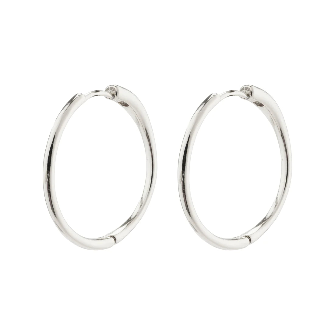 Eanna Recycled Large Hoops //Silver