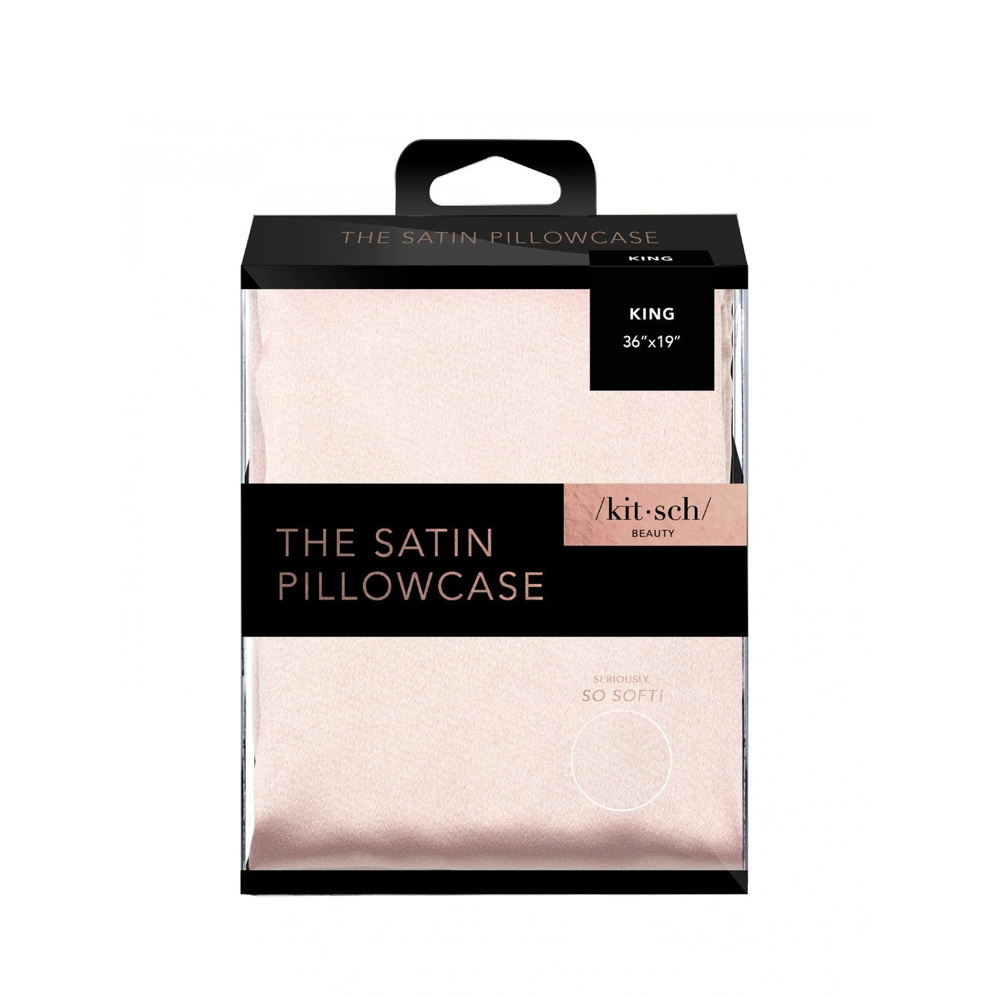 Kitsch Satin Pillowcase - Blush - Ulla-La Boutique