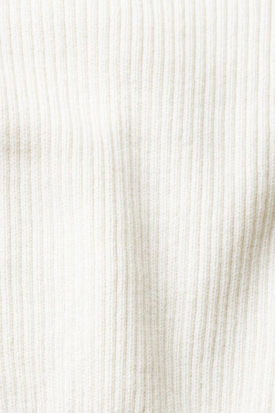 L/S Button Rib Knit Cardigan // Cream