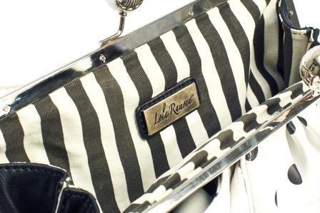 Lola polka dot purse with long strap & wristlet - Ulla-La Boutique