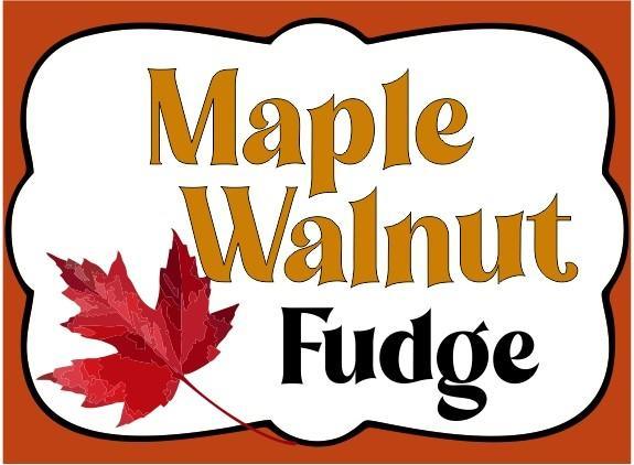Maple Walnut Fudge in a Jar with a Spoon - Ulla-La Boutique
