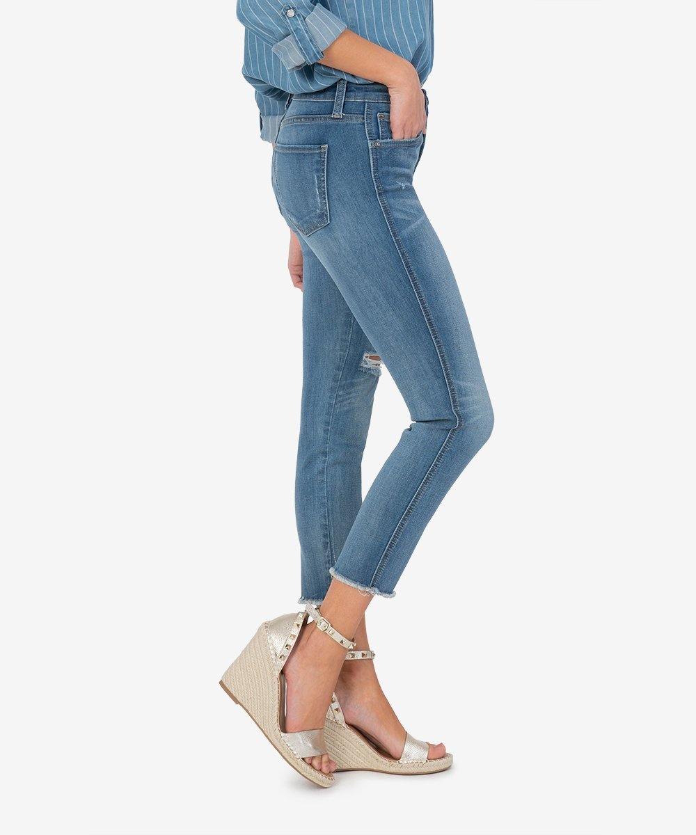Kut from the Kloth Connie high rise fab ab slim fit crop skinny // Integrity wash - Ulla-La Boutique