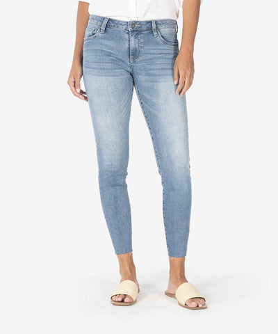 KUT from the Kloth CONNIE SLIM FIT CROP SKINNY (ADAPT WASH) - Ulla-La Boutique