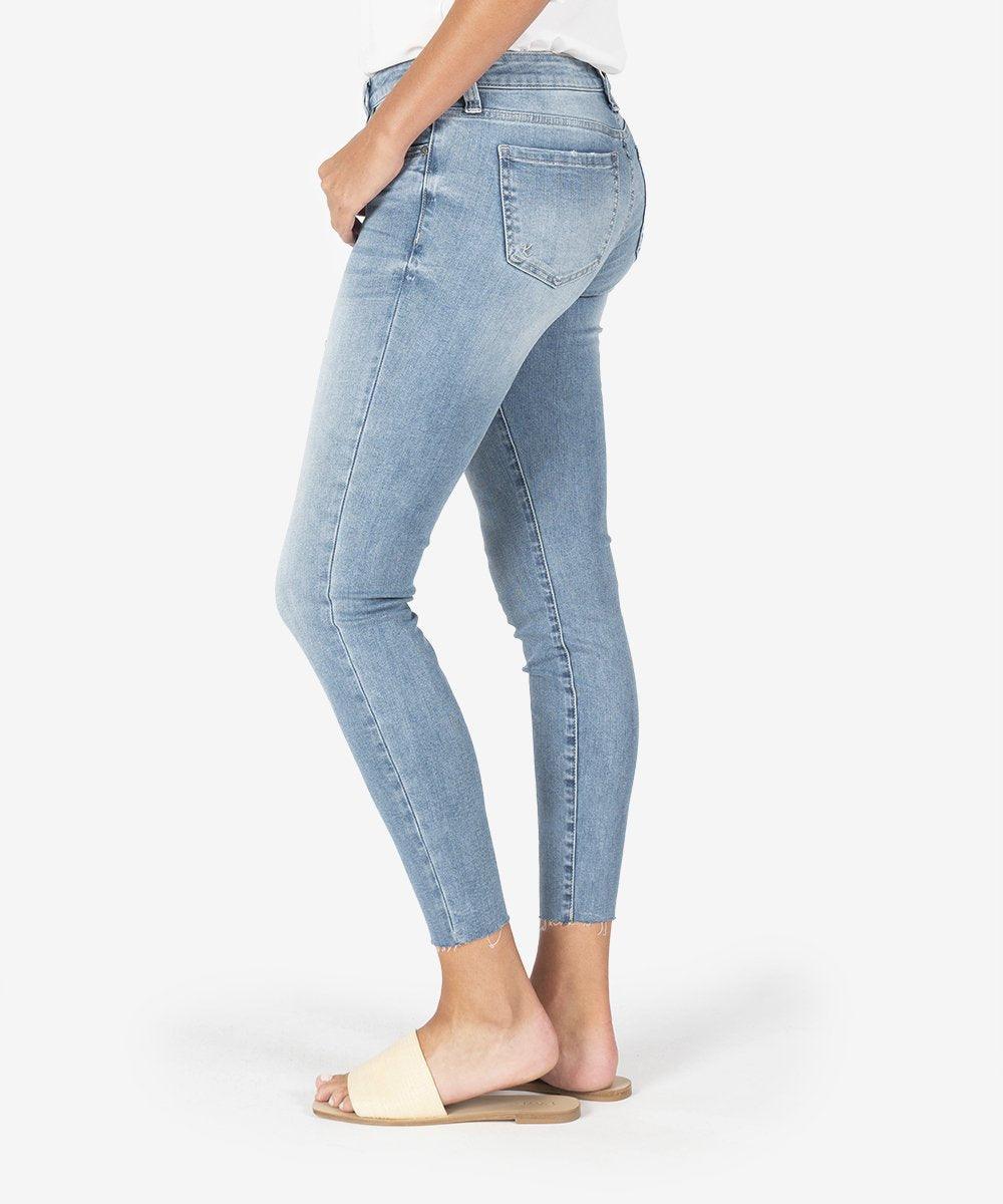 KUT from the Kloth CONNIE SLIM FIT CROP SKINNY (ADAPT WASH) - Ulla-La Boutique
