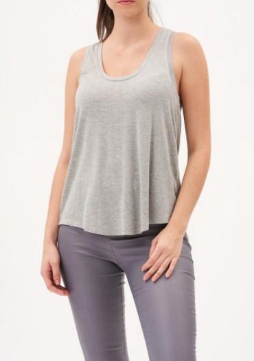 I Love Tyler Madison Bamboo Tank - Light Grey - Ulla-La Boutique