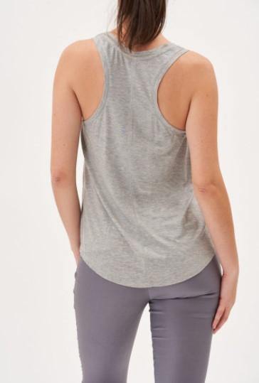 I Love Tyler Madison Bamboo Tank - Light Grey - Ulla-La Boutique