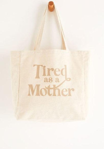 Z Supply "Tired As A Mother" TOTE // Natural - Ulla-La Boutique