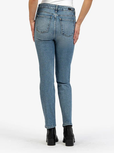 Rosa High Rise Ankle Straight Jeans // Dance Med