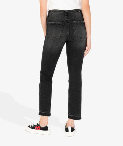 Rachael High Rise Fab AB Mom Jeans Released Hem // Prowess Black