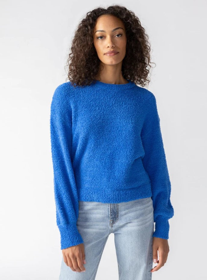 Plush Volume Sleeve Sweater // Galactic