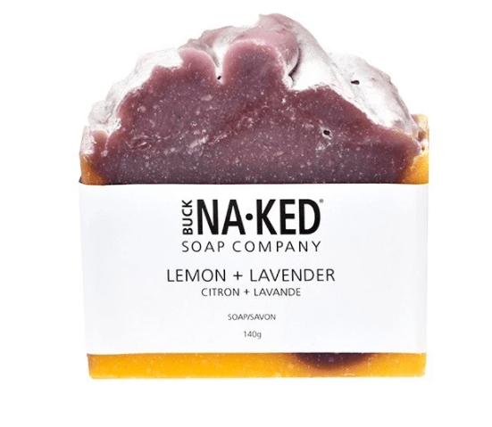 Buck Naked Lemon + Lavender Soap