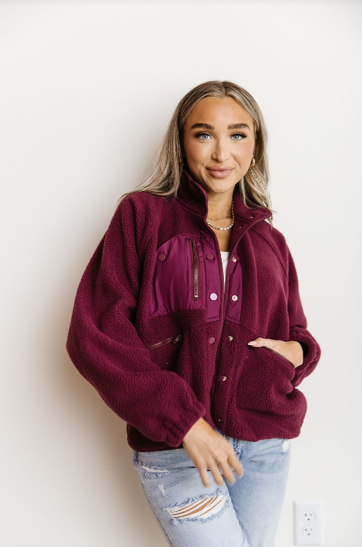 Oversized Fleece Jacket // 2 Colors Available