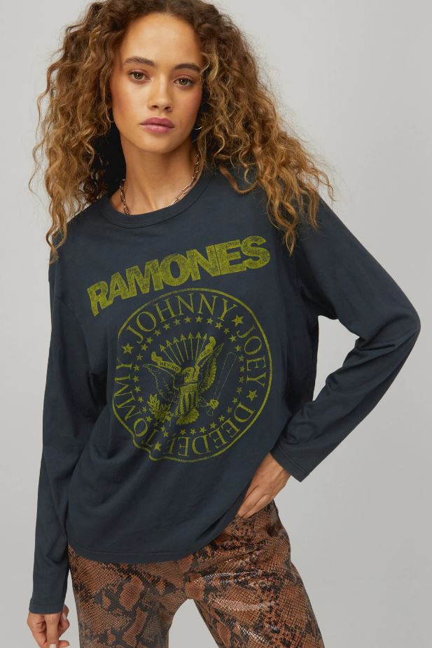Ramones Crest Crew LS