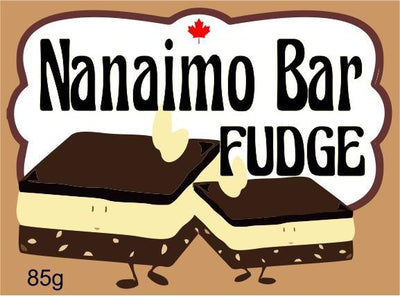 Nanaimo Bar Fudge in a Jar with a Spoon - Ulla-La Boutique