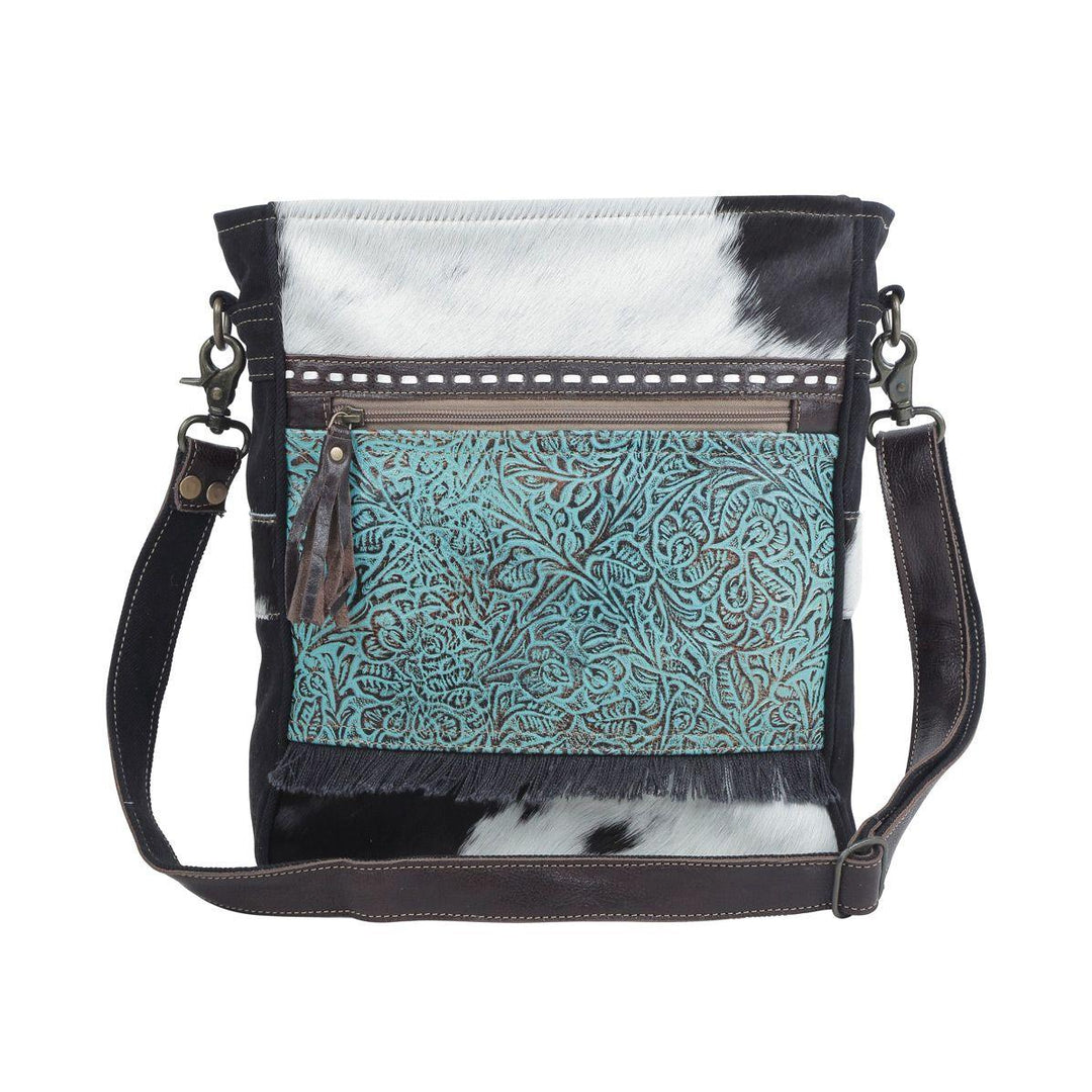Forest Sky Leather Shoulder Bag - Ulla-La Boutique