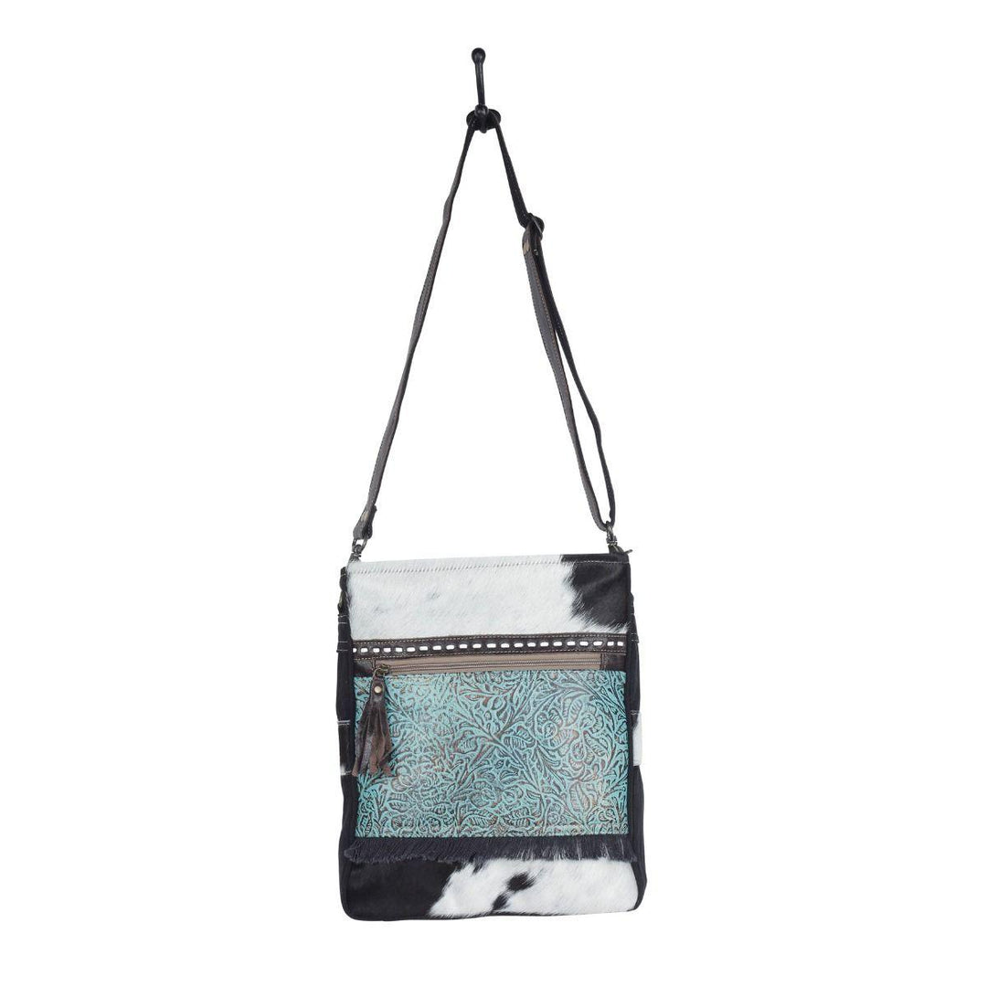 Forest Sky Leather Shoulder Bag - Ulla-La Boutique