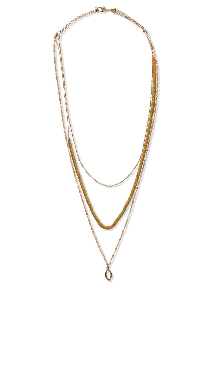 Ritzy Bohemian Acrylic Pendant Necklace