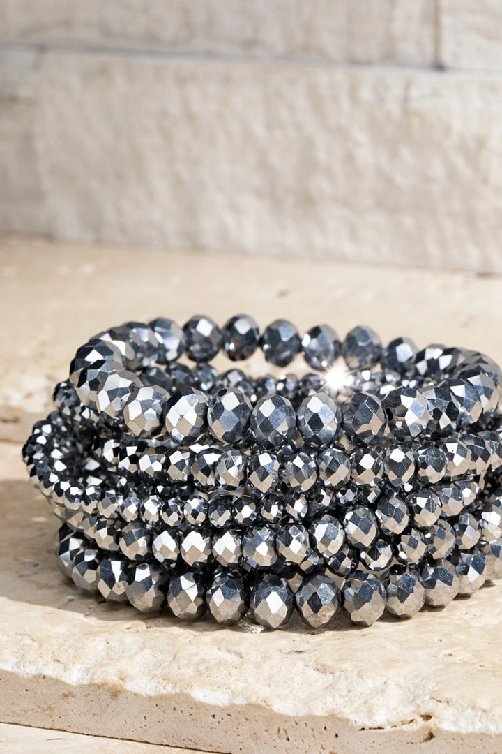 Glass Bead 9 Set Bracelet/ 19 Colors