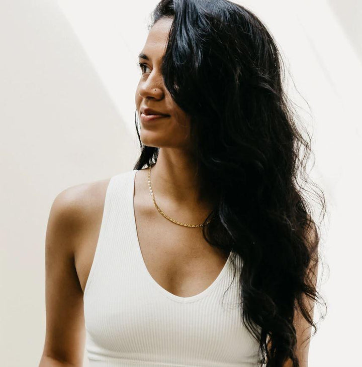 Elizabeth Lyn Stevie Necklace // gold