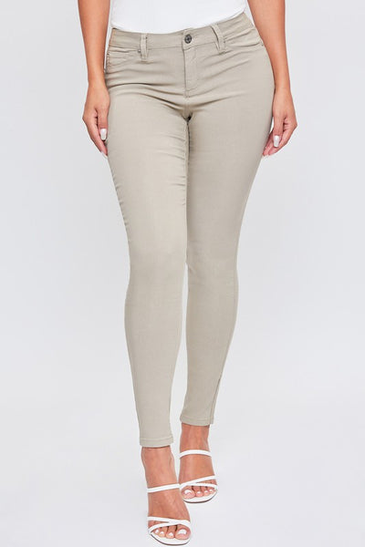 Hyperstretch Mid-Rise Skinny Jeans
