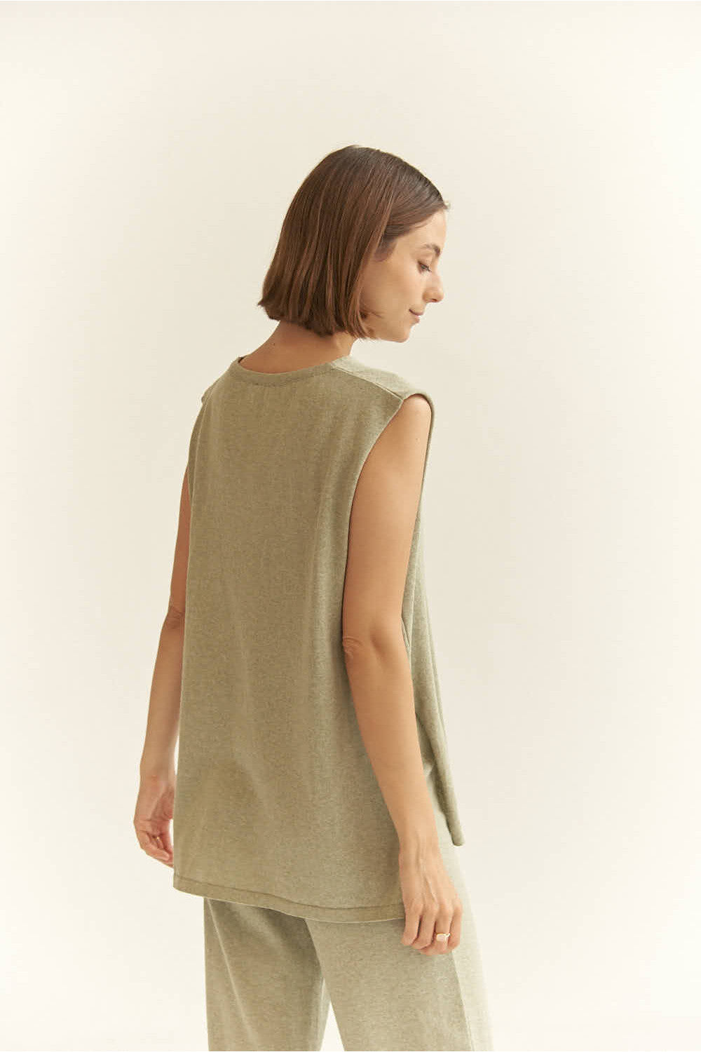 Clico Sleeveless Knitted Top